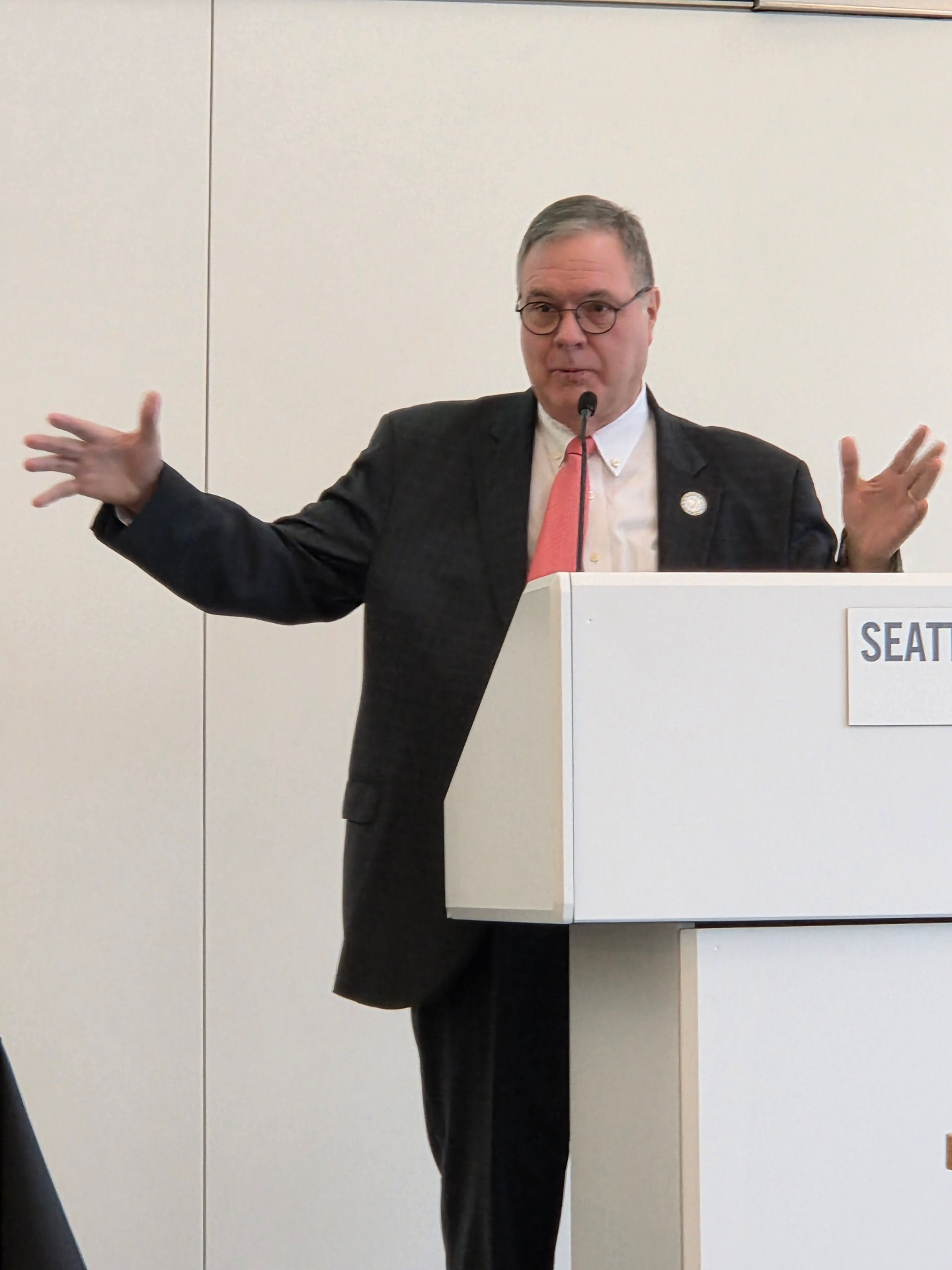 Speaker presenting at the Northwest Quantum Day 2026 event in Seattle